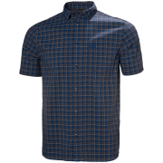 Koszula męska Helly Hansen Fjord Qd Ss Shirt 2.0 ciemnoniebieski Navy Vika Micro Plaid