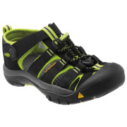 Sandały dziecięce Keen Newport H2 JR czarny Black/LimeGreen