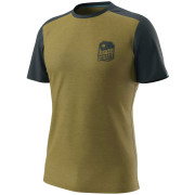 Koszulka męska Dynafit Transalper Light M S/S Tee czarny/zielony army