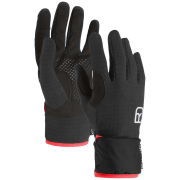 Rękawiczki Ortovox Fleece Grid Cover Glove Women's czarny Black Raven