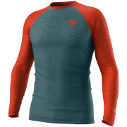 Męska koszulka Dynafit Tour Light Merino M L/S Tee pomarańczowy Orange