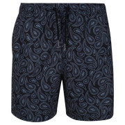 Męski strój kąpielowy Regatta Loras Swim Short czarny/niebieski BlackPaisley