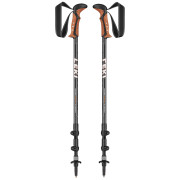 Kije trekkingowe Leki Khumbu Antishock szary/pomarańczowy DarkanthraciteWhiteOrange