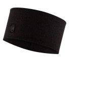 Opaska Buff Merino Wide Headband czarny Solid Black