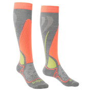 Podkolanówki Bridgedale Ski Junior Racer Denim szary/zielony grey/neon/323