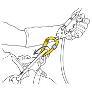 Bloczek z blokadą Petzl Rollclip Z Screw-Lock