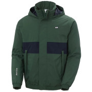 Kurtka zimowa męska Helly Hansen Smoegen Insulated Rain Jacket zielony JUNGLE GREEN STRIPE