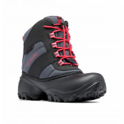 Dziecięce buty zimowe Columbia Youth Rope Tow™ III Waterproof szary/czerwony Dark Grey, Mountain Red