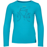 T-shirt dziecięcy Loap Buvon niebieski Blue