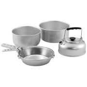 Komplet naczyń Easy Camp Adventure Cook Set M srebrny Silver