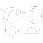 Wiata namiotowa Outwell Wakefield L Tent Connector