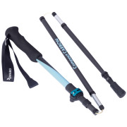 Kije trekkingowe Warg Compact Carbon czarny/niebieski black/blue