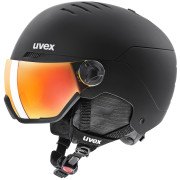 Kask narciarski Uvex Wanted Visor czarny black mat