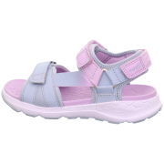 Sandały dziecięce Superfit Criss Cross Light Blue