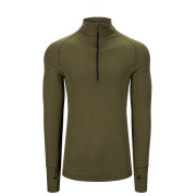 Golf męski Brynje of Norway Arctic Tactical Zip-polo 3/4 neck oliwkowy olive