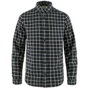 Koszula męska Fjällräven Övik Flannel Shirt M niebieski/biały Dark Navy-Chalk White