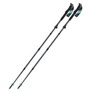 Kije trekkingowe Fizan Ultrax Carbon czarny/niebieski light blue