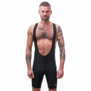 Męskie spodenki rowerowe Sensor Cyklo Entry z szelkami True Black