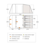 Namiot rodzinny Vango Lismore 450 Package