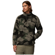 Męski sweter Columbia Rugged Ridge™ High Pile Half Zip zielony/czarny Stone Green Mod Camo