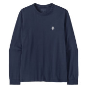 Koszulka męska Patagonia M's L/S MW Hut Tripper Skyline T-Shirt niebieski New Navy