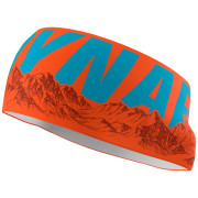 Opaska Dynafit Graphic Performance Headband pomarańczowy Dawn/Skyline