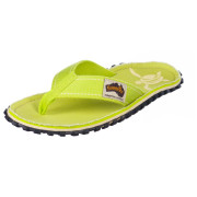 Japonki damskie Gumbies Islander Lime Turtle żółty Lime