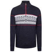 Męski sweter Dale of Norway Moritz Masc Basic Sweater niebieski/biały Navy White Raspberry