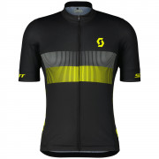 Męska koszulka kolarska Scott RC Team 10 SS czarny/żółty black/sulphur yellow