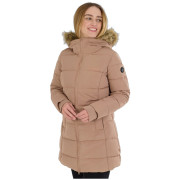 Damski płaszcz zimowy Fundango Melody Padded Jacket brązowy walnut