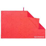 Ręcznik szybkoschnący LifeVenture Printed SoftFibre Trek Towel koralowy GeometricCoral