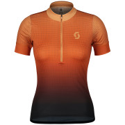 Damska koszulka kolarska Scott Endurance 15 SS pomarańczowy rose beige/braze orange