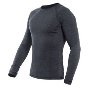 Męska koszulka Sensor Merino Bold dl.rukáv ciemnoszary Anthracite Gray