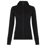 Bluza damska Icebreaker W M 300 Descender LS Zip Hoodie czarny Black