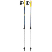 Dziecięce kije do nordic walking Leki Walker XS niebieski PearlnightblueCyanNeonyellow