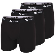 Męskie bokserki Zulu Bambus 210 6in 3-pack czarny black