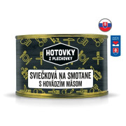 Gotowe jedzenie Hotovky z plechovky Polędwiczki wołowe w sosie śmietanowym 400g