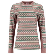 Damska koszulka Kari Traa Lune Long Sleeve Baselayer fioletowy Taupe