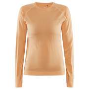 Damska koszulka Craft Core Dry Active Comfort Ls jasnopomarańczowy Peach