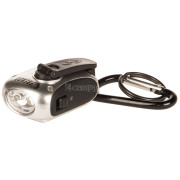 Latarka Frendo Dynamo XS Solar srebrny Silver