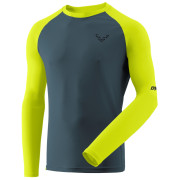Męska koszulka Dynafit Alpine Pro M L/S Tee niebieski/żółty 5A31 - ultra yellow/0720