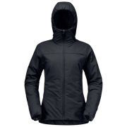 Kurtka zimowa damska Norrona femund thermo60 Zip Hood czarny Caviar Black