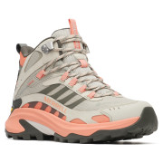 Damskie buty trekkingowe Merrell MOAB SPEED 2 MID GTX W szary/różówy vermillion