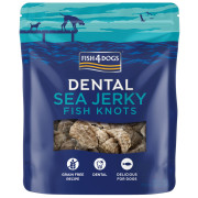 Przysmaki dla psów Fish4Dogs Dental Sea Jerky Fish Knots 100g