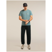 Męska koszulka Icebreaker Merino Blend Core SS Tee Single Line Camp