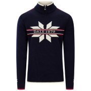 Męski sweter Dale of Norway Nåle Masc. Sweater ciemnoniebieski/biały Marine Offwhite