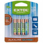 Baterie Extol AAA Ultra+ 4 ks