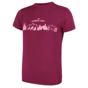 T-shirt dziecięcy Sensor Coolmax Fresh Pt Camp fioletowy Lilla