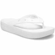 Japonki damskie Crocs Classic Platform Flip W biały White