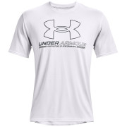 Męska koszulka Under Armour Training Vent Graphic SS biały White / Pitch Gray / Black